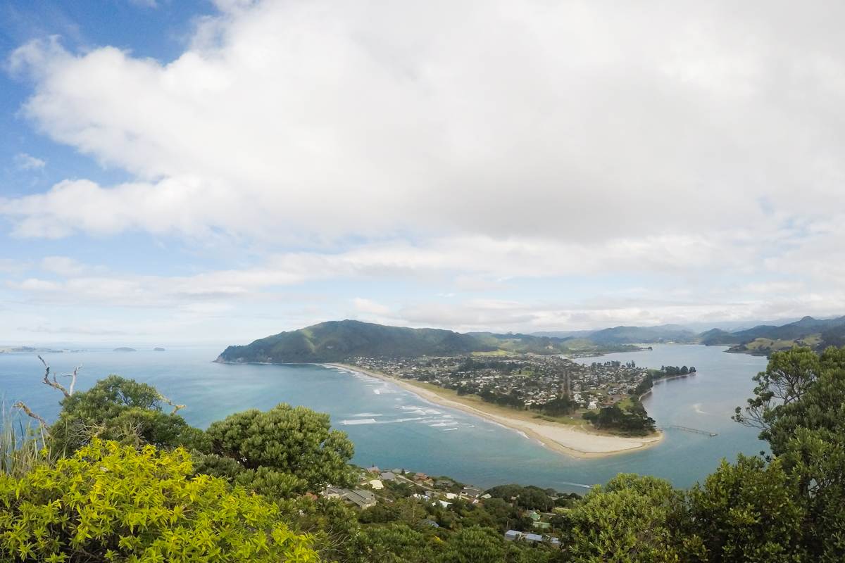 View of Pauanui from Mount Paku summit