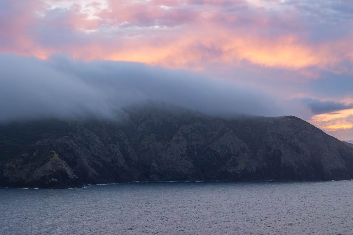 Landscape from Cape Brett hut