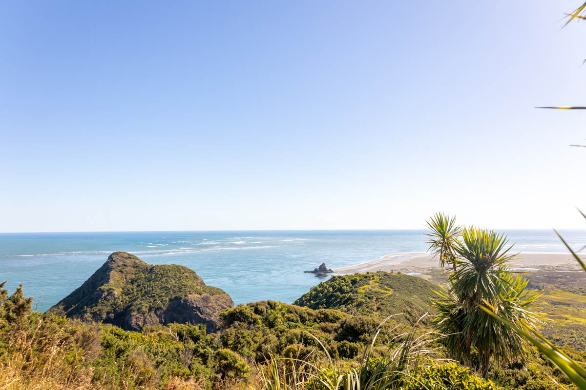 Whatipū Beach from Omanawanui track