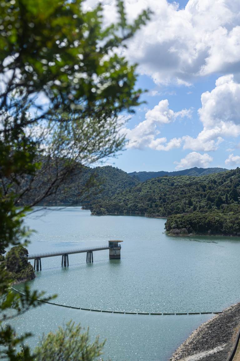 New Zealand Auckland lookout in Hunua Ranges