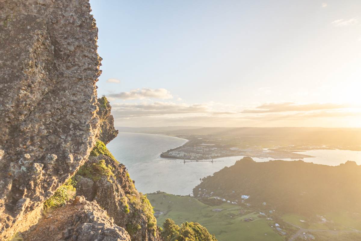 landscape of whangārei harbour from mount manaia