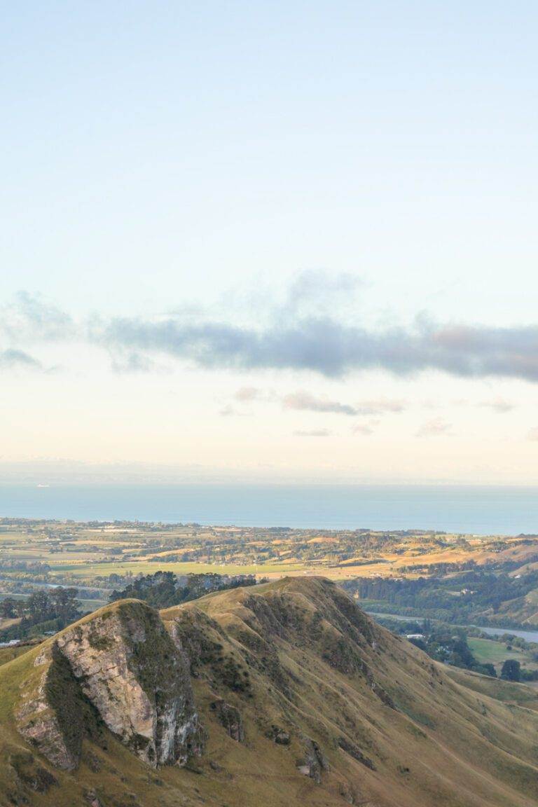 ocean views from te mata peak