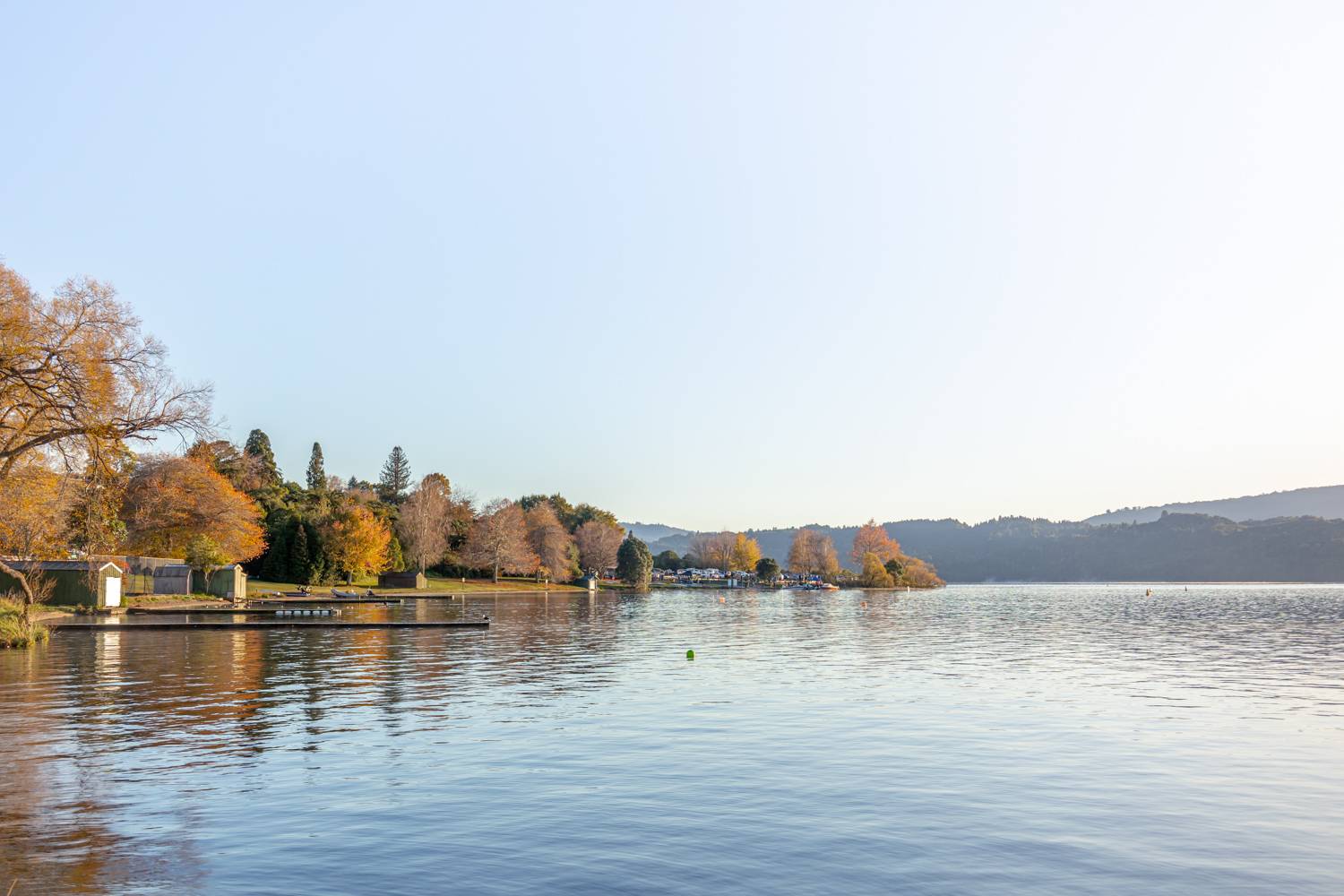 view over lake tarawera