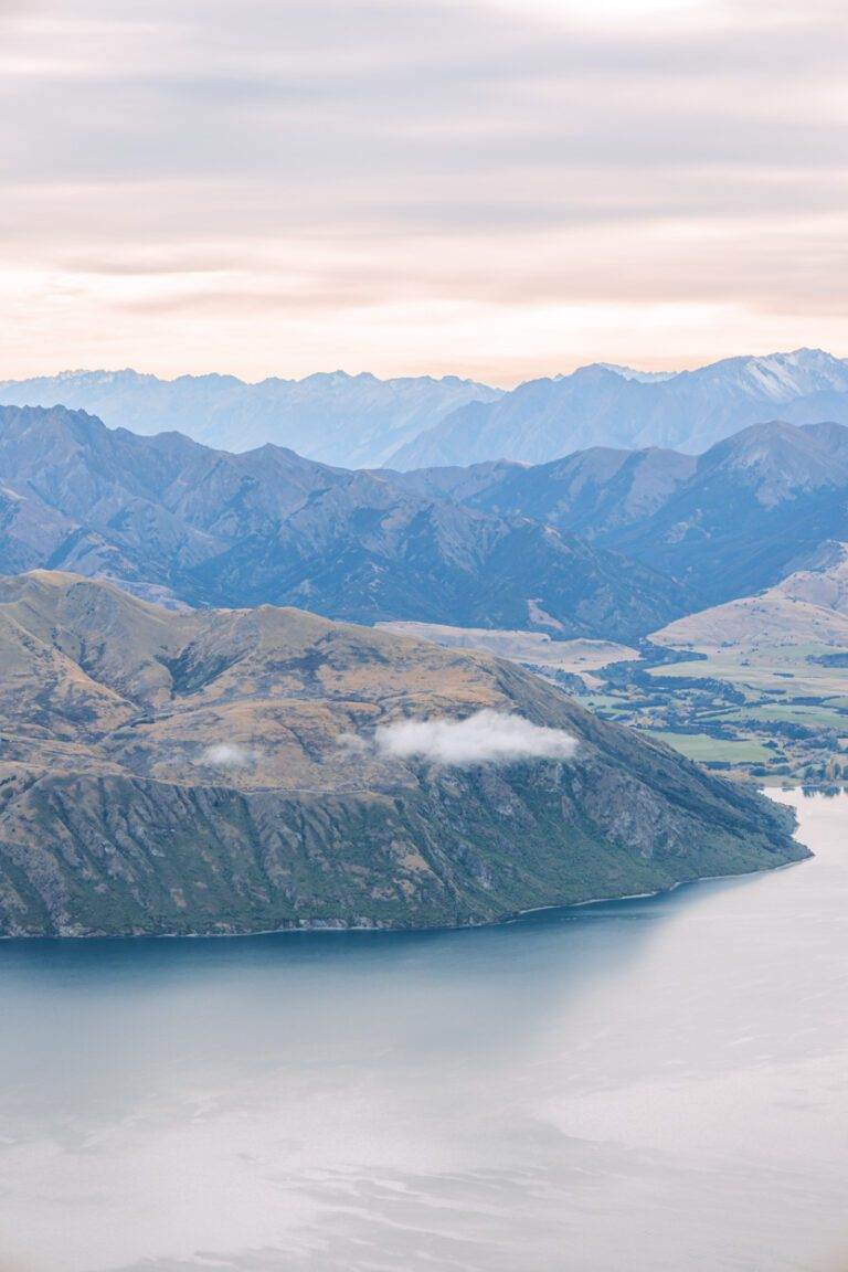 views of wanaka from hike roys peak new zealand