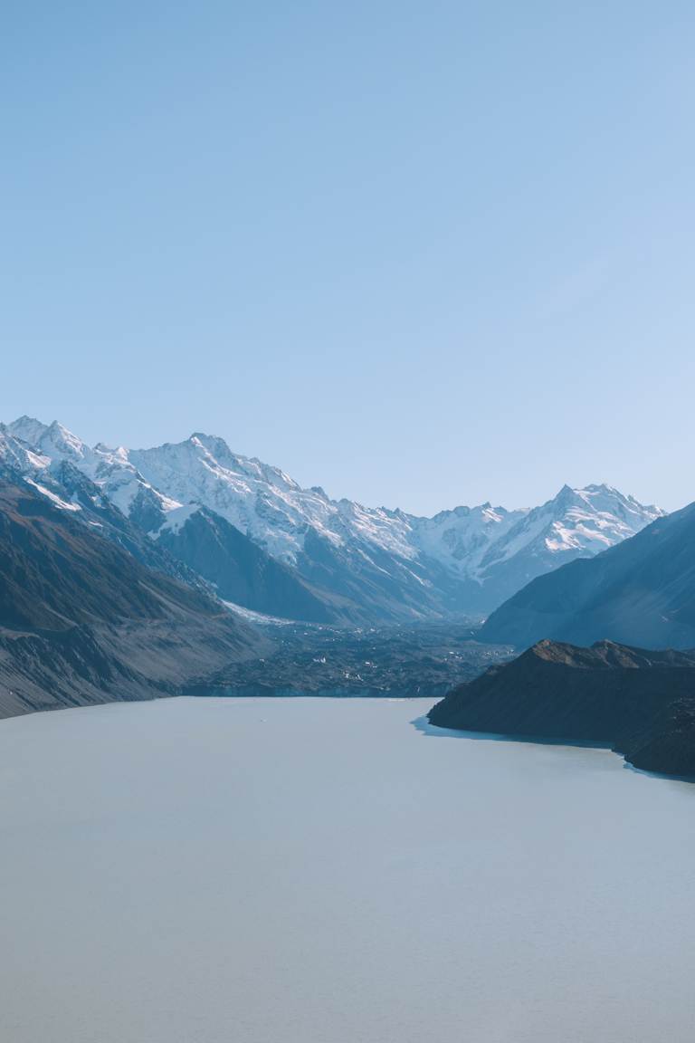 Aerial view of Aoraki/Mount Cook National Park Photos