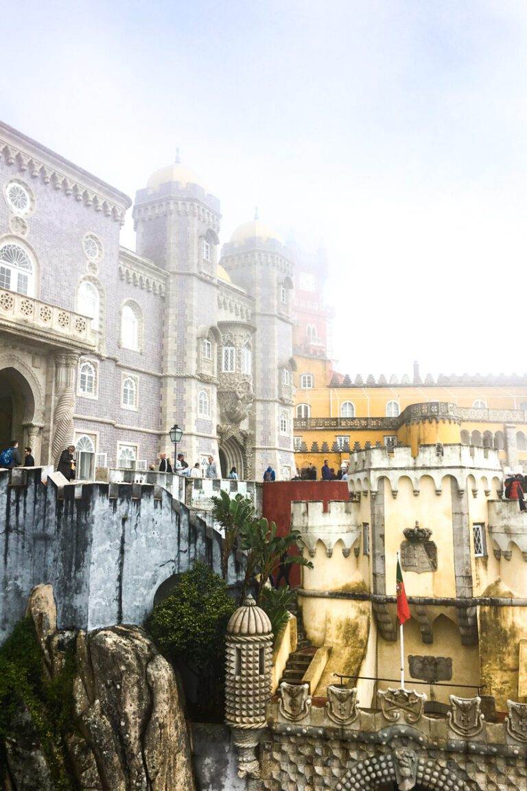 exterior pena palace sintra portugal