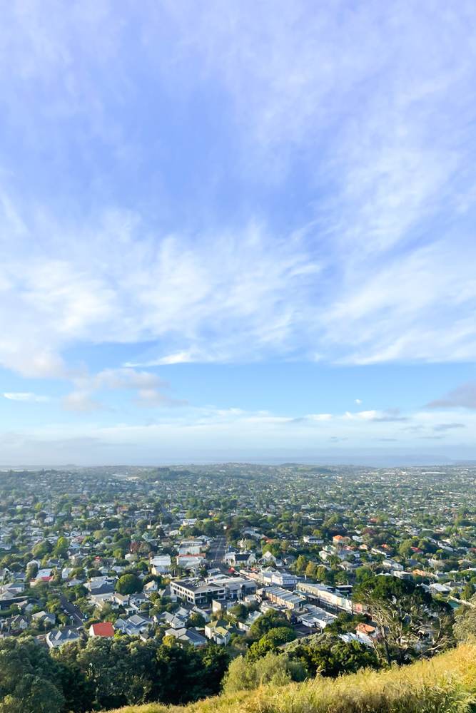 auckland lookout suburb from mount eden