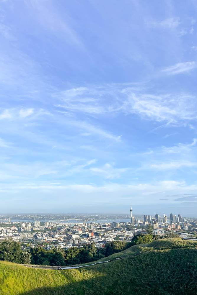 view of mount eden cityscape from Mount Eden