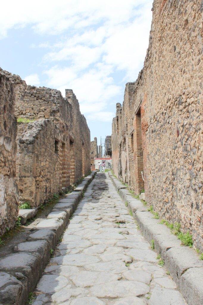 small hallway at the ruins