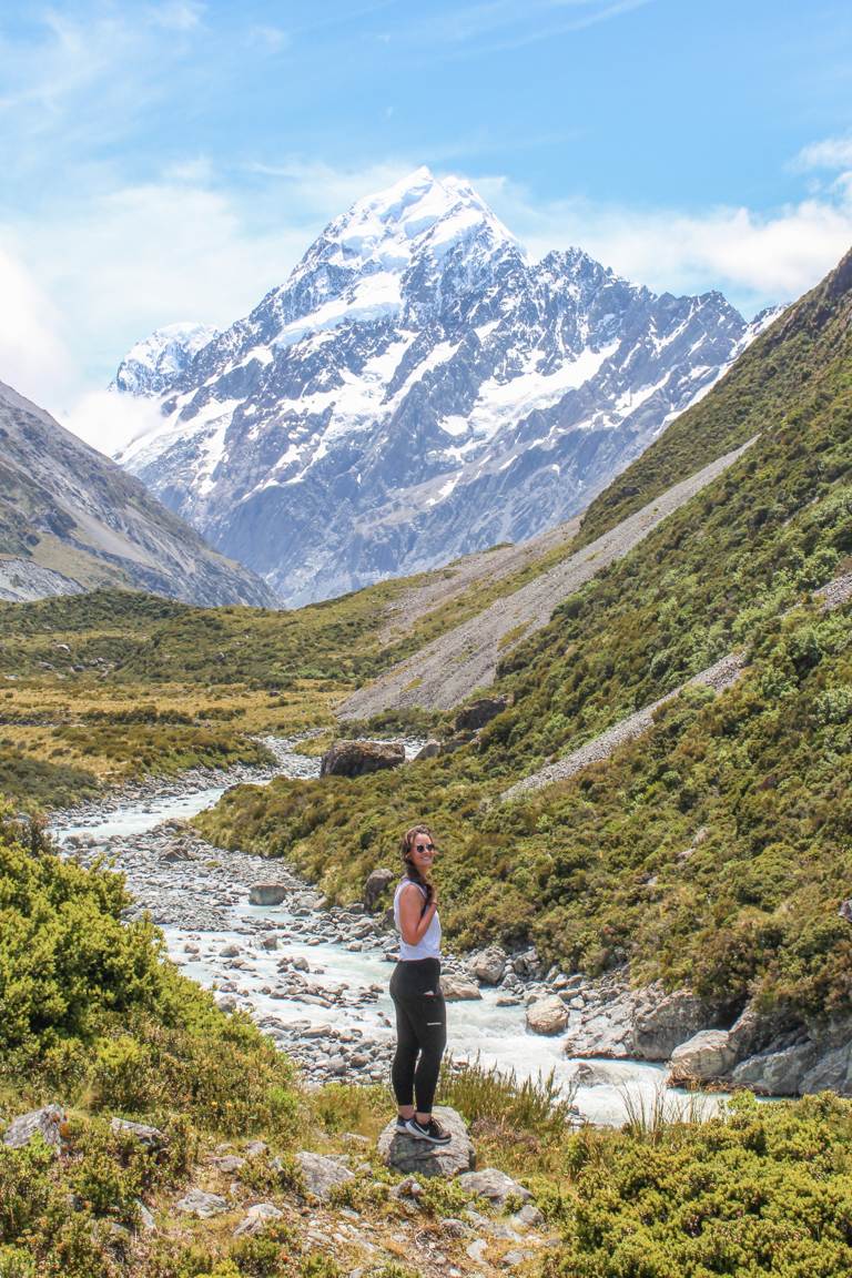 landscape of hooker valley track New Zealand landscape photos