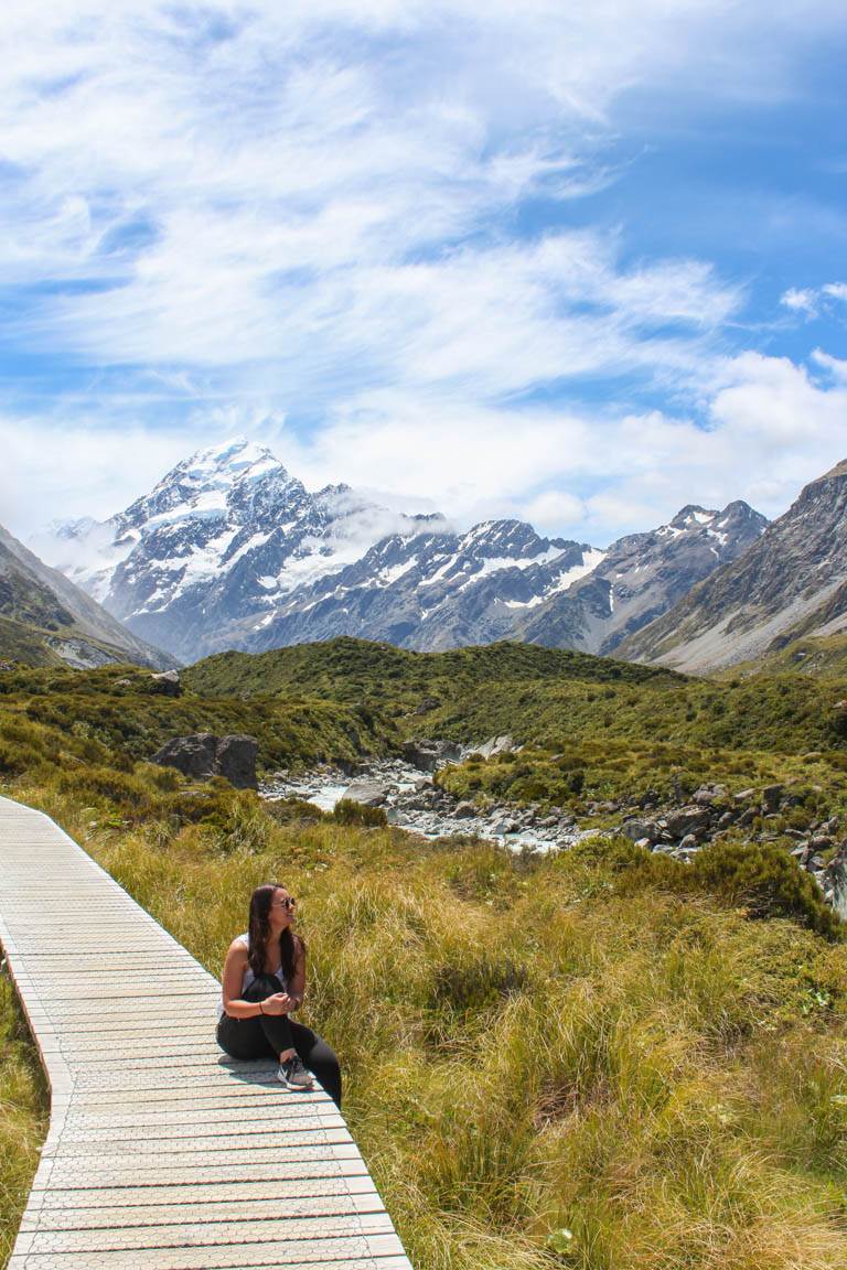 hooker valley track boardwalk