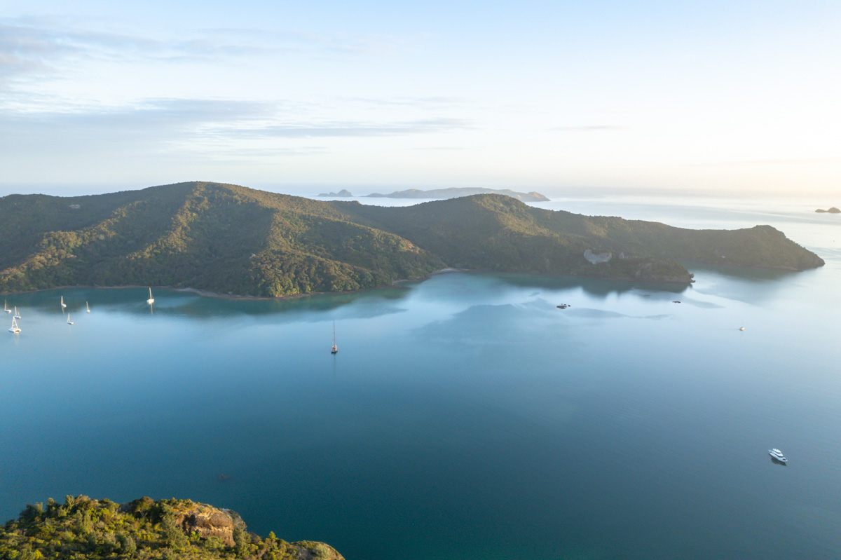 bay of islands drone photography