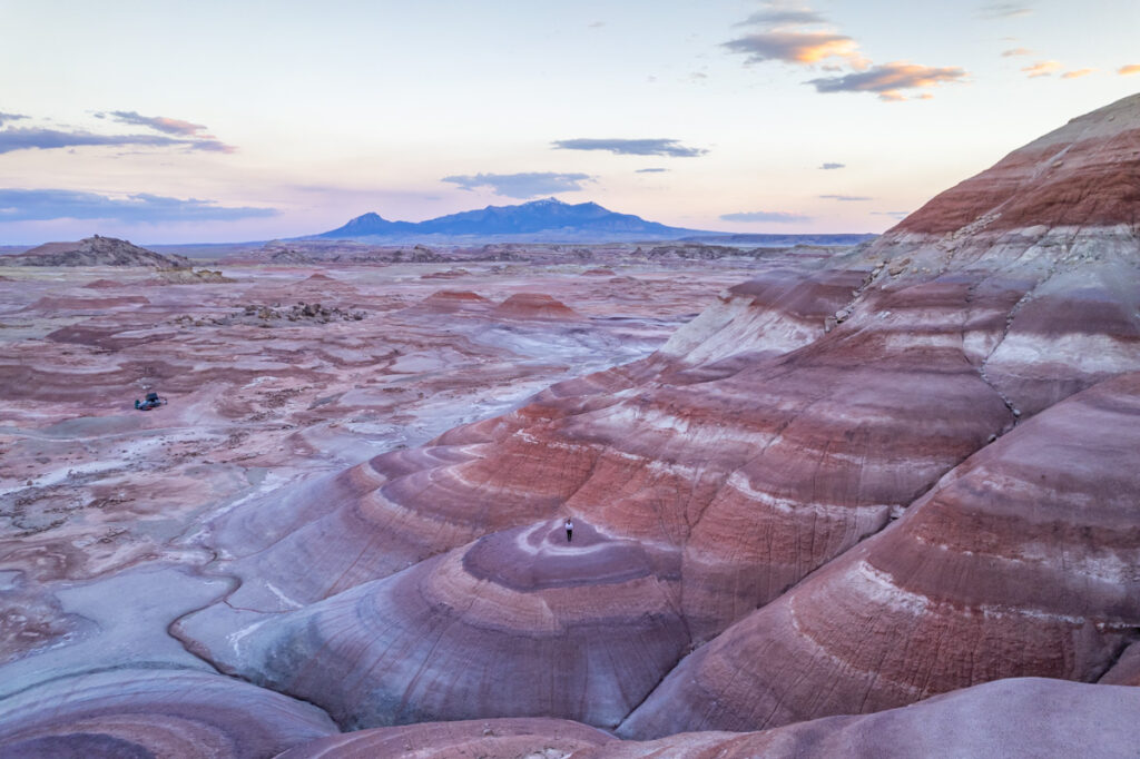 bentonite mountains landscape