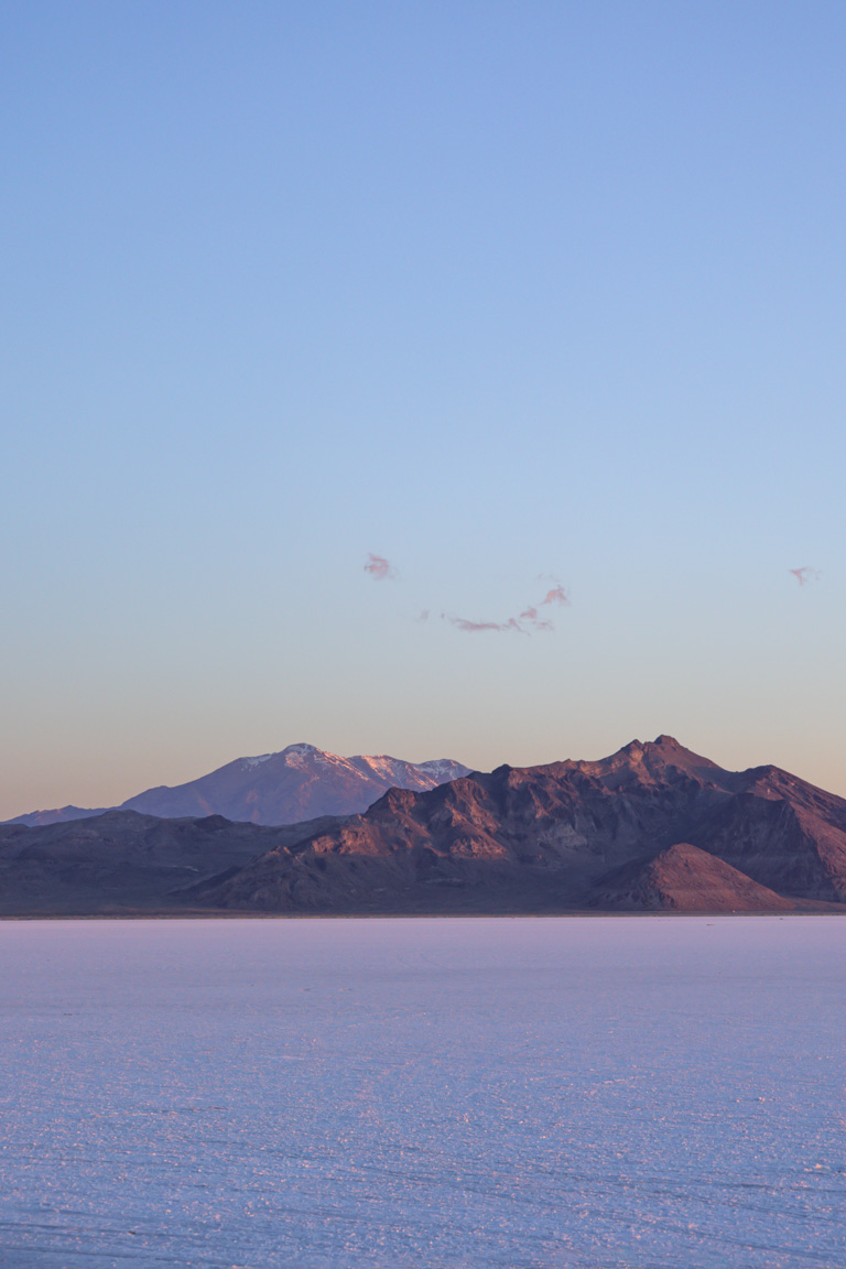 bonneville salt flats pre dawn light