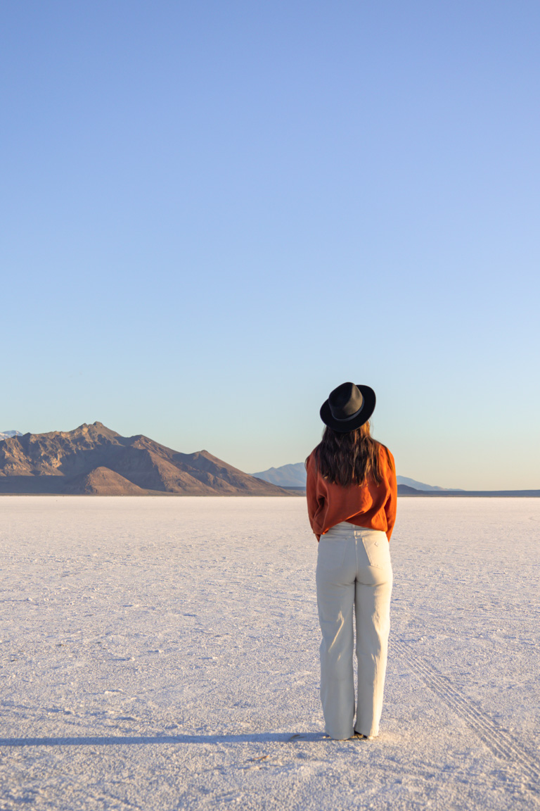 bonneville salt flats sunrise portrait imagery photography