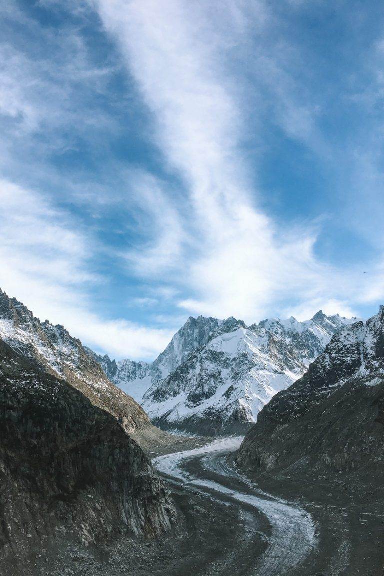 hiking montenvers mer de glacé glacier