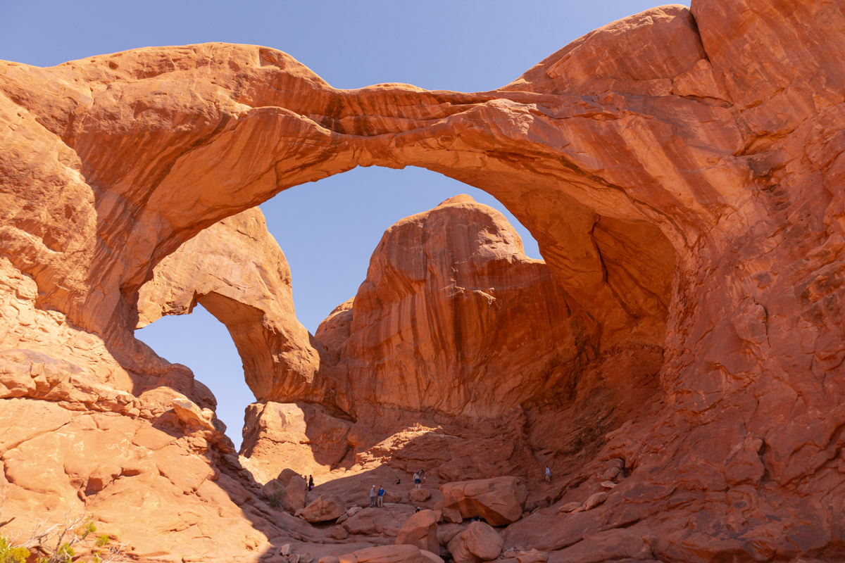 double arch hiking utah essentials