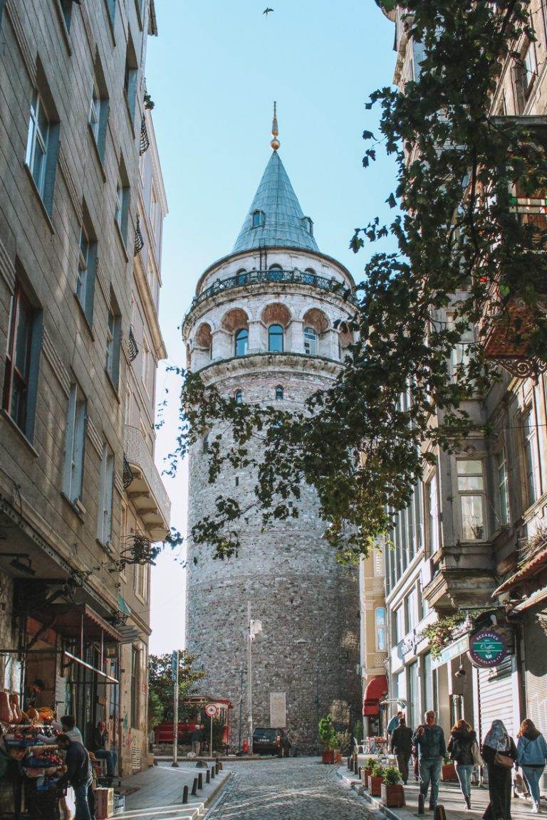 sunrise at galata tower