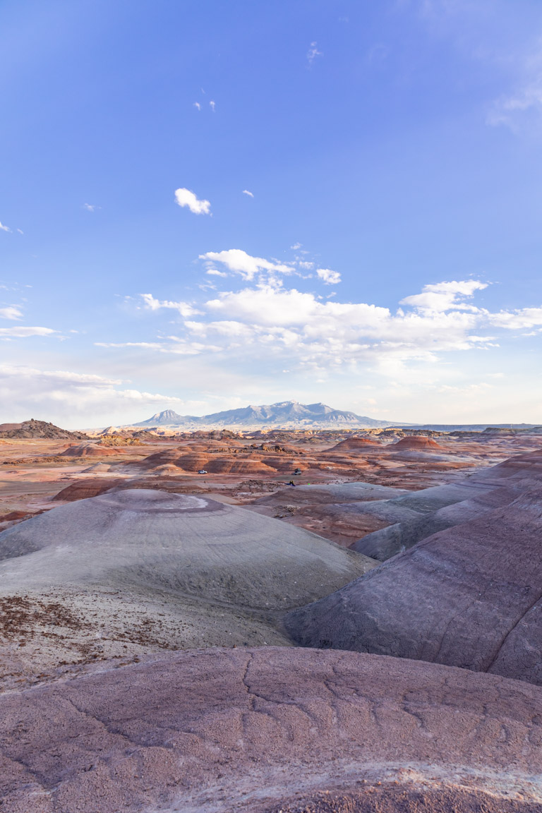 golden hour bentonite hills