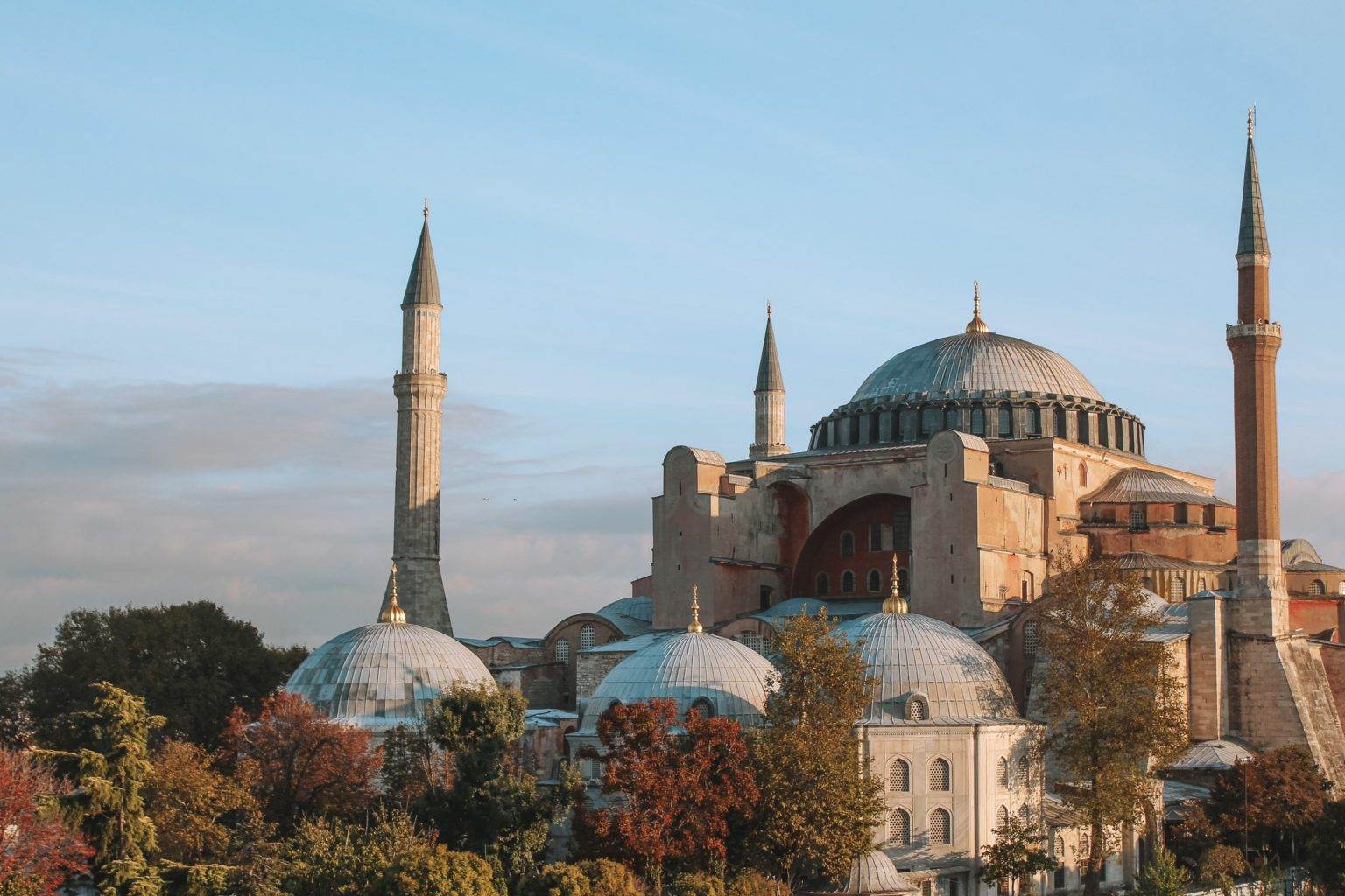 exterior of hagia sophia