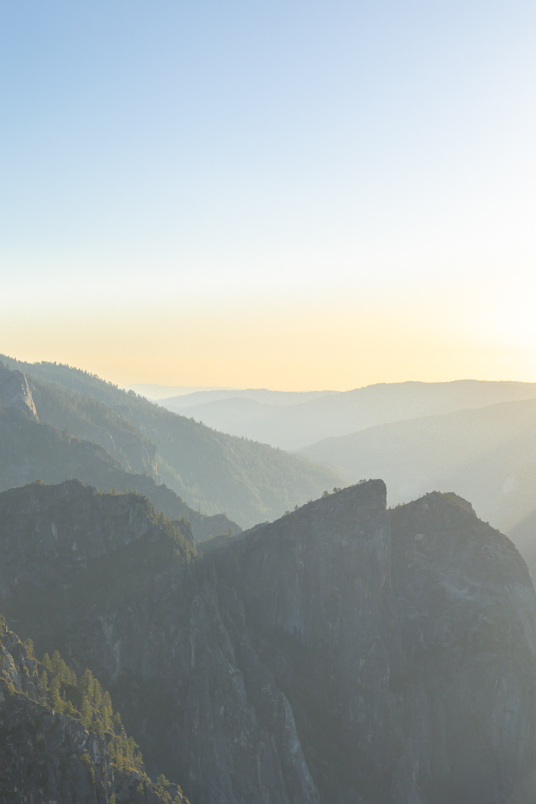 hiking taft point lookout