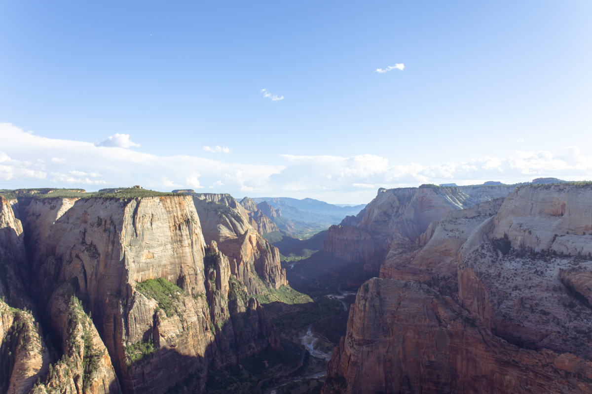 hiking utah solo observation point landscape