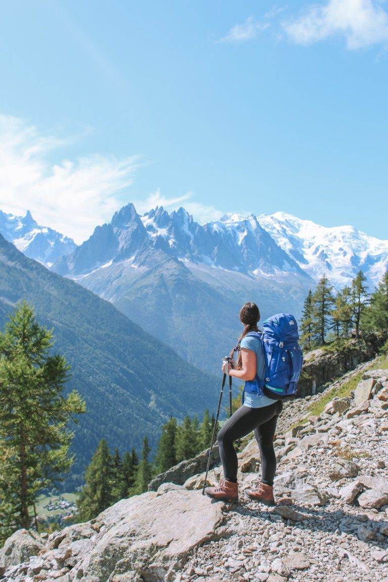 lac blanc trail views