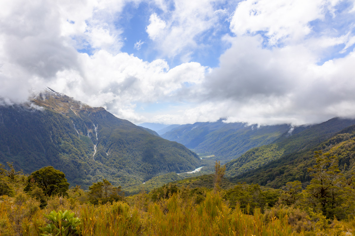 landscape photograph hiking routeburn track