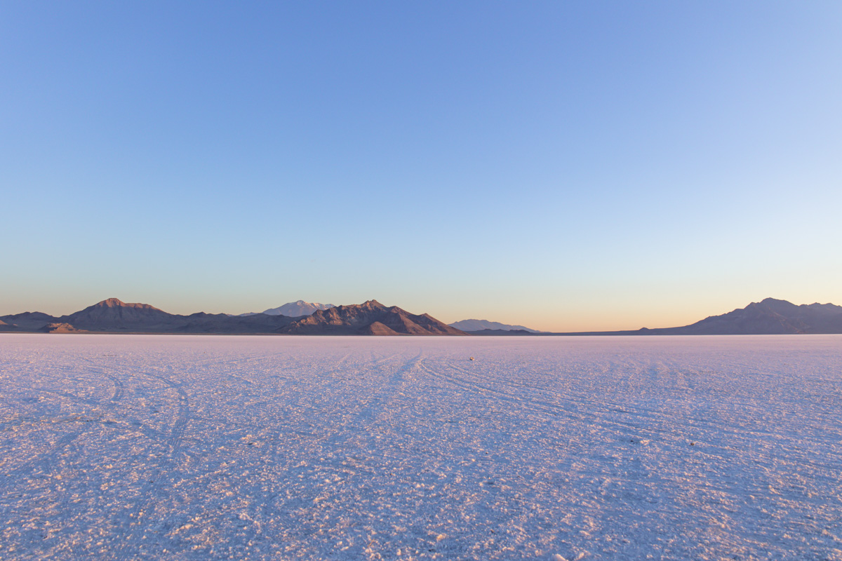 landscape utah salt flats