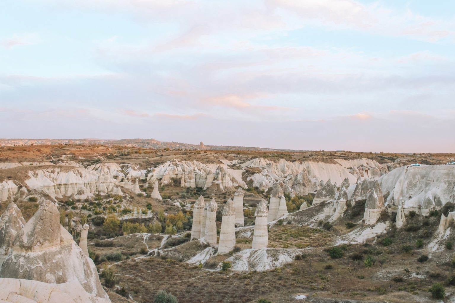 sunset at love valley cappadocia