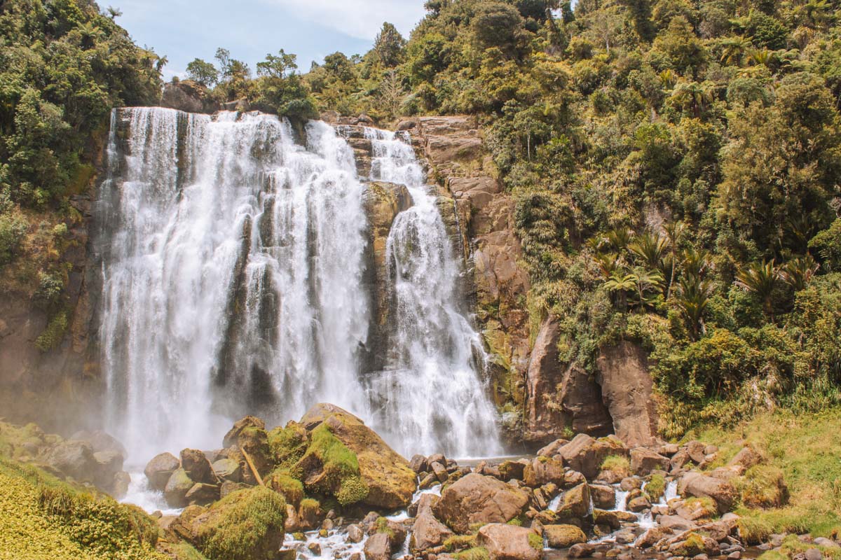 marokopa falls landscape photograph