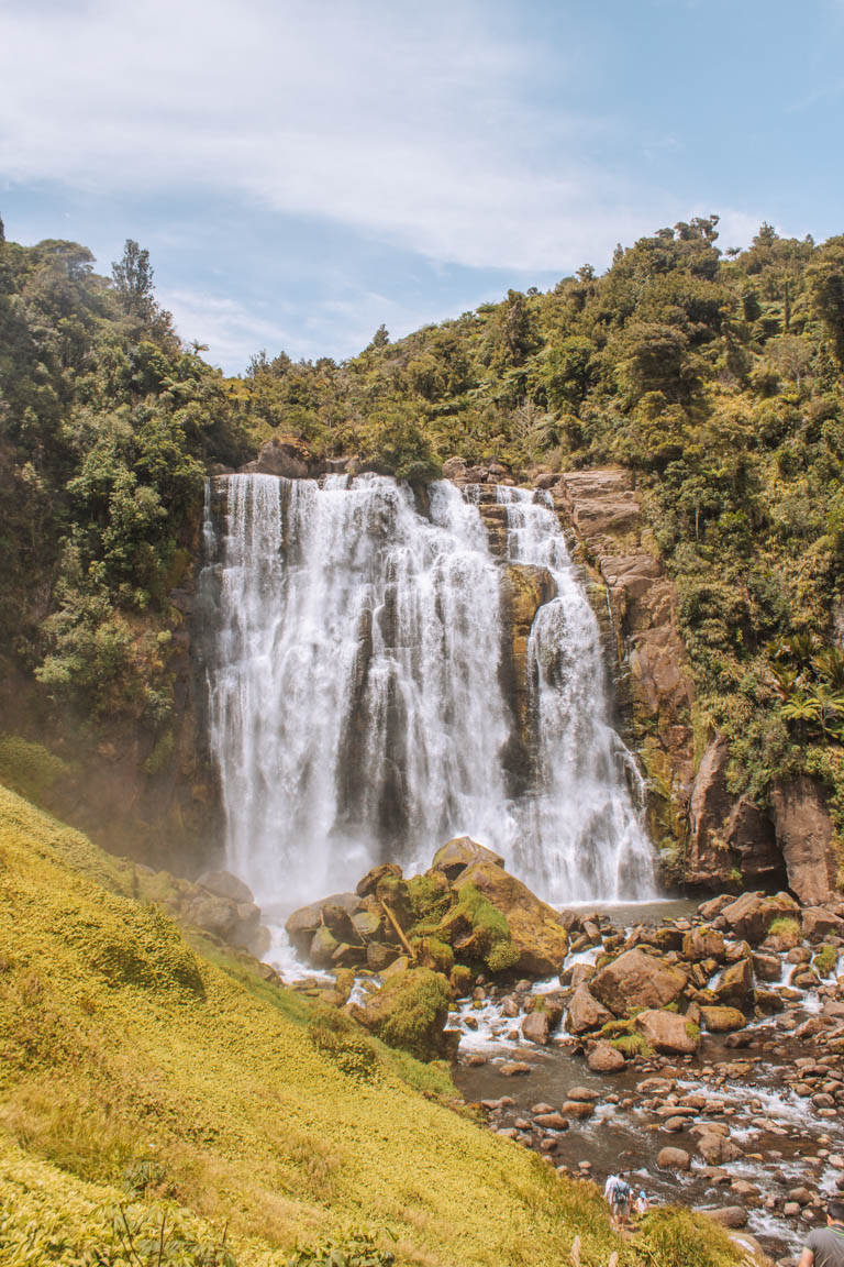 marokopa falls waitomo new zealand