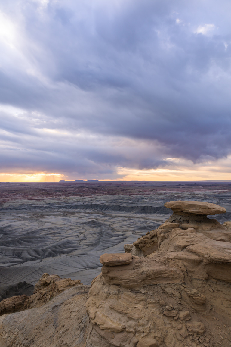 mars-like landscape moonscape overlook