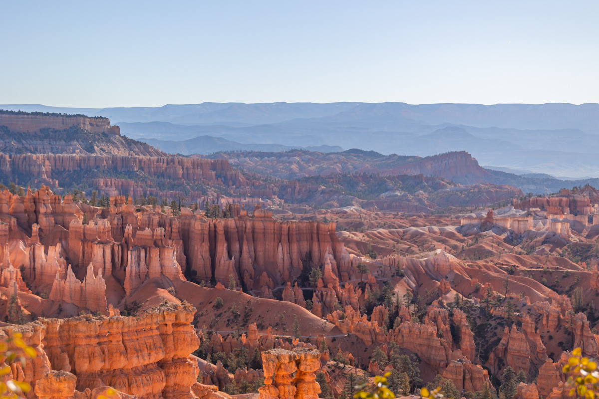 morning sunset point rim utah