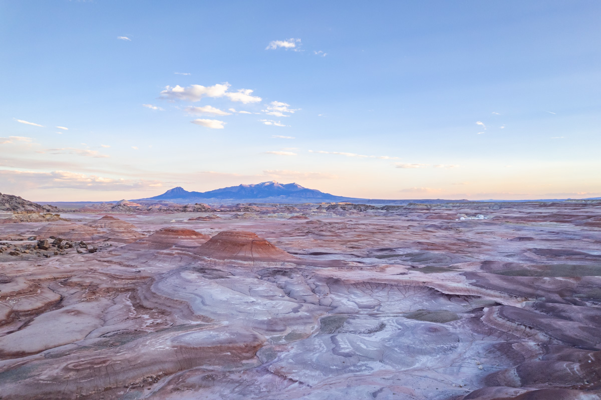 mountain sunset utah desert