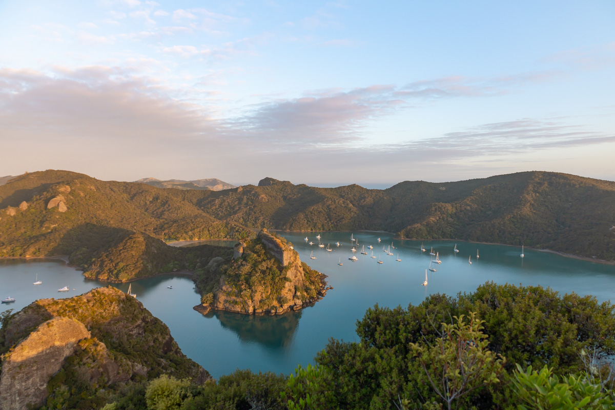 northland bays sunrise new zealand