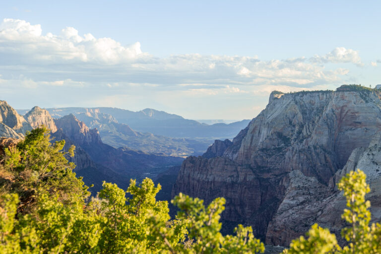 observation point east mesa trail zion national park