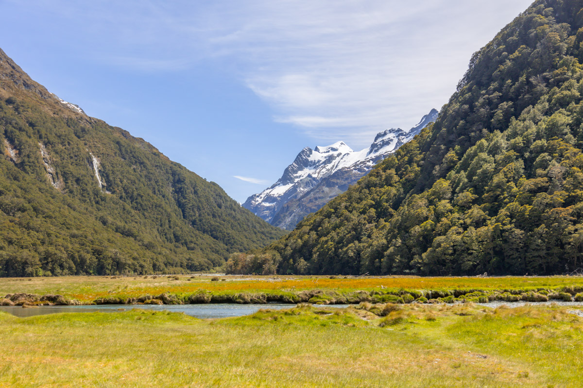 routeburn river mountains