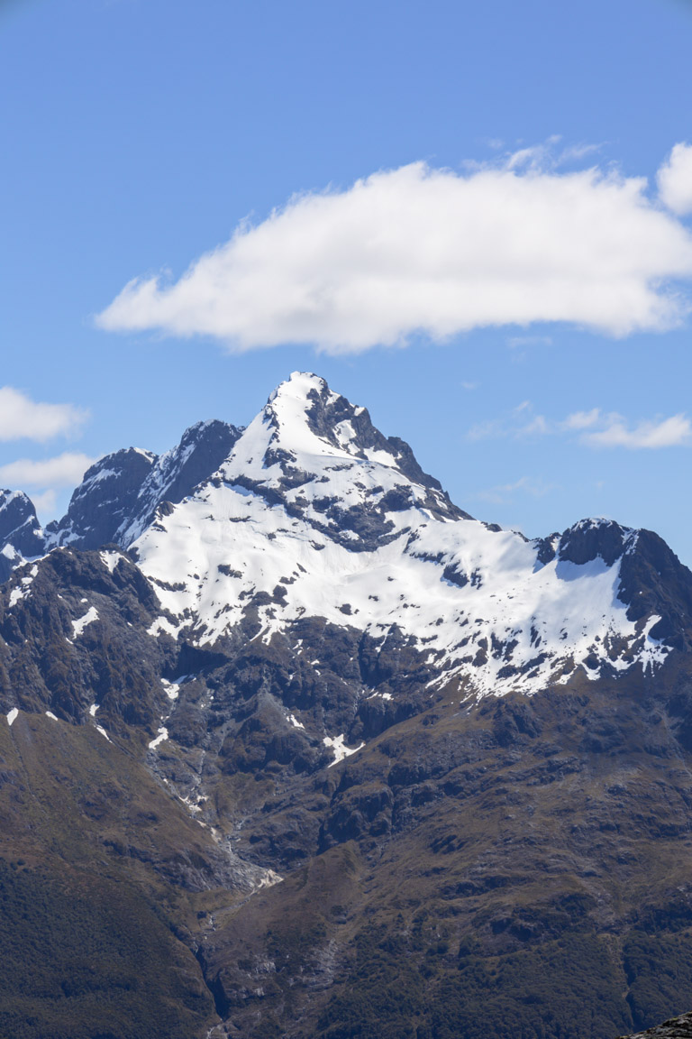 snow capped mountains hiking