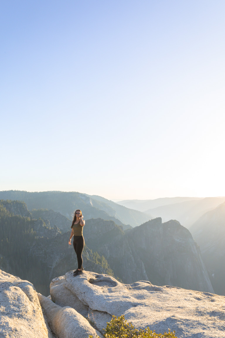 taft point lookout afternoon light