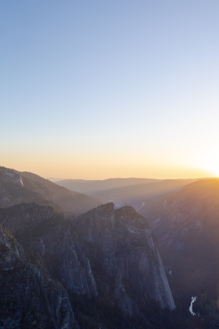 taft point sunset