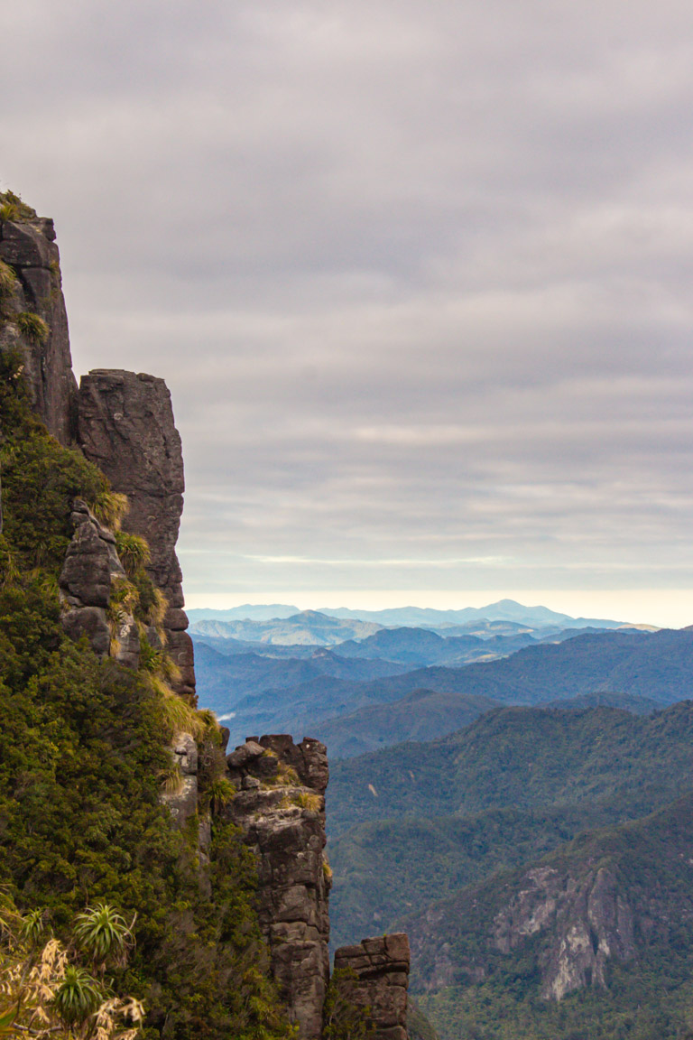 the pinnacles in new zealand morning