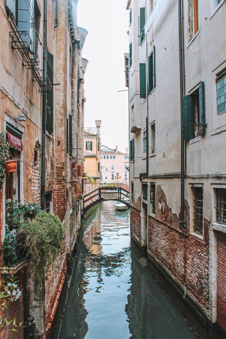 venice canal bridge