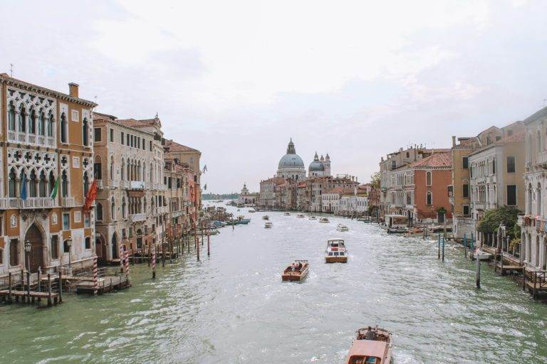 veiwpoint from venice ponte dell’accademia