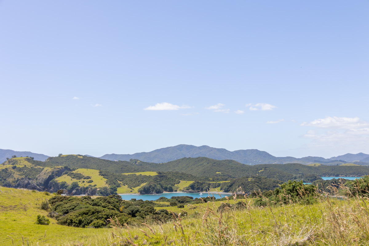 views over bay of islands