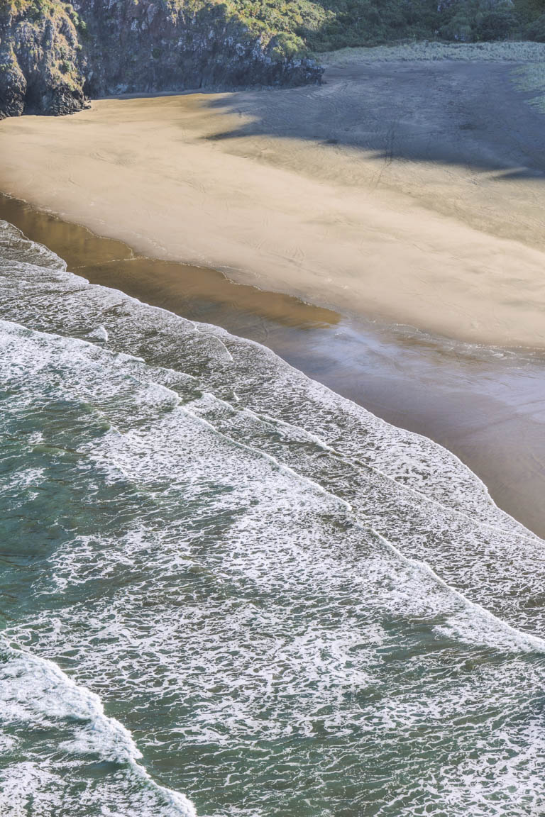 west coast beach waves