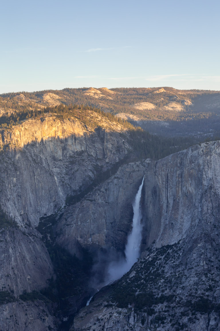 yosemite falls sunrise glacier point