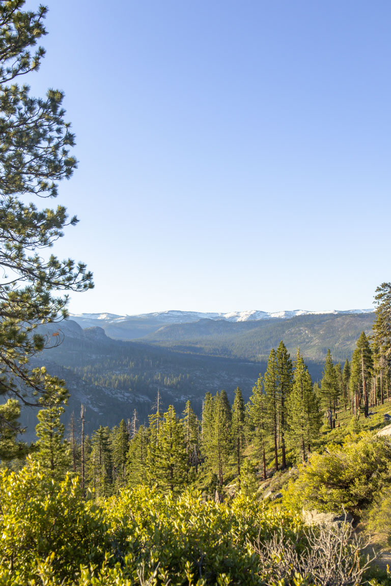 yosemite mountain range glacier point